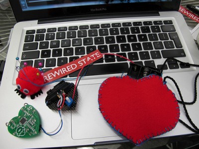 Hacking a HeartSpark pendant (Image & hack credit: Rainy Cat)