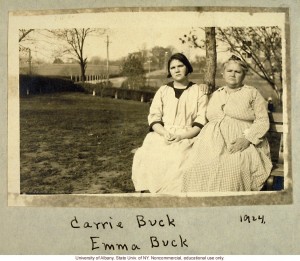 Carrie E. Buck and her daughter Emma. Photo courtesy the University of Albany, licensed for non-commercial use.