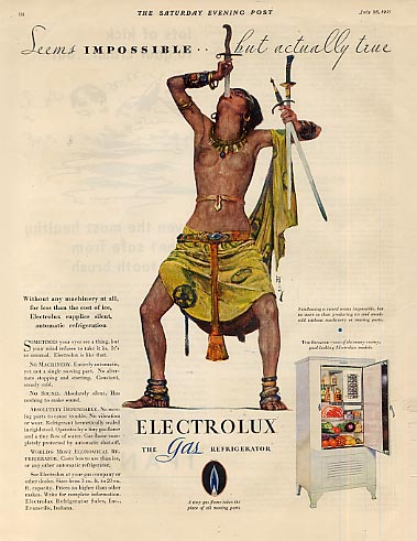 Vintage Ads put up another example of an ad this one from 1931 