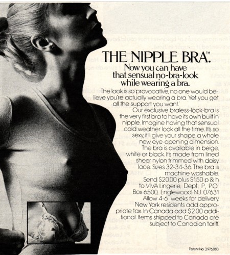 Didn't anyone ever start to wonder why these women's nipples were ALWAYS