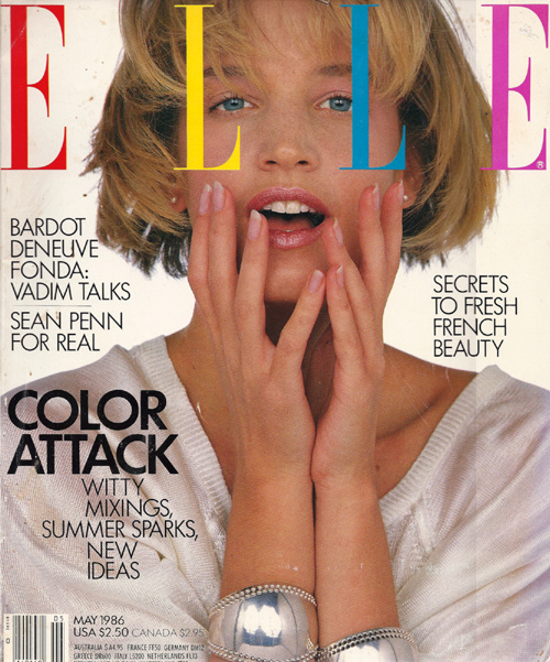 Dodai at Jezebel recently posted an Elle cover from May 1986