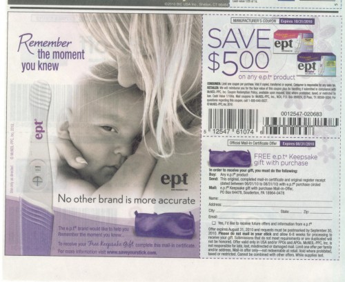 ept pregnancy results. If you buy an e.p.t. pregnancy