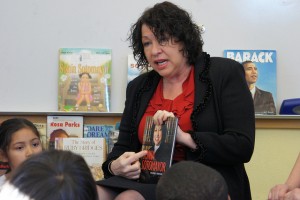 U.S. Supreme Court Justice Sonia Sotomayor shows students at the Berkeley Unified School District one model of Latina success: her own. Photo via flickr.com.
