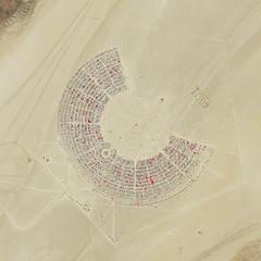 Aerial Map of Burning Man