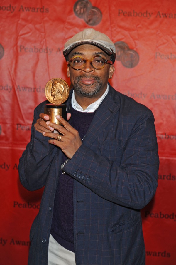 Director Spike Lee accepting a Peabody Award for his 2010 film If God Is Willing and da Creek Don't Rise Photo from Peabody Awards via Flickr