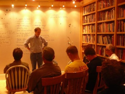 September, 2008: the very first QS meetup (Image credit: Kevin Kelly)
