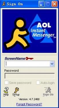 AOL Instant Messenger: Way better than a phone call
