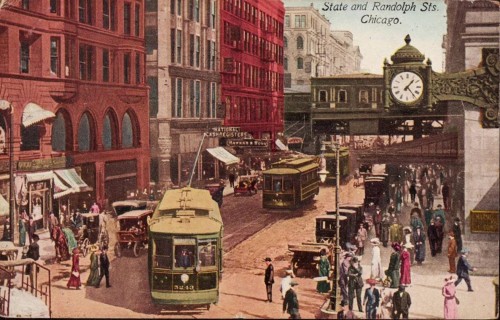 postcard-chicago-state-street-at-randolph-signs-streetcar-turning-crowds-elevated-station-stunning-1914