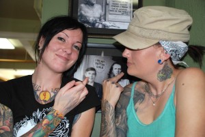 Shorty and Kody Kushman are tattoo artists at Outer Limits Tattoo in California