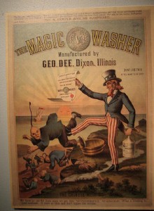 Vintage advertisement circa 1886 via SocImages