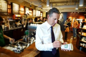 Starbucks CEO Howard Schultz, via Starbucks Newsroom.
