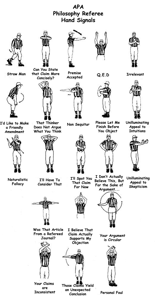 Philosophy Referee Hand Guides