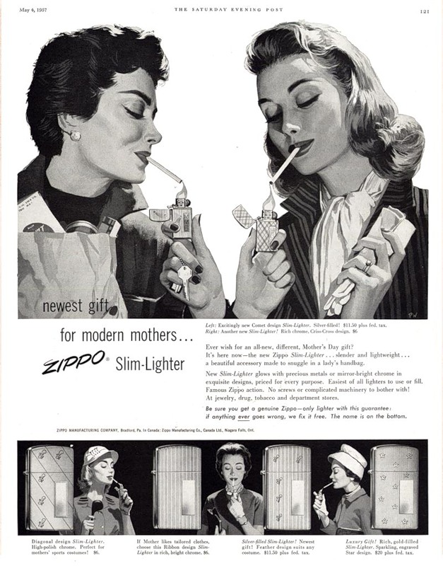 modern cigarette ads