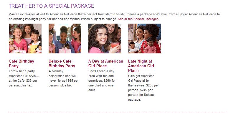 American Girl Place, one of the company stores in New York City, offers fun at a price.