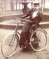 boy and girl bike photo