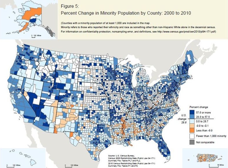2010 Census Data On Racial Ethnic Populations Sociological Images